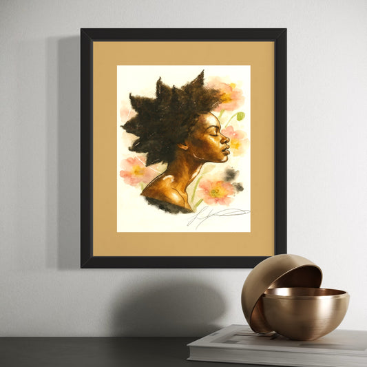 Crowned Matted Print