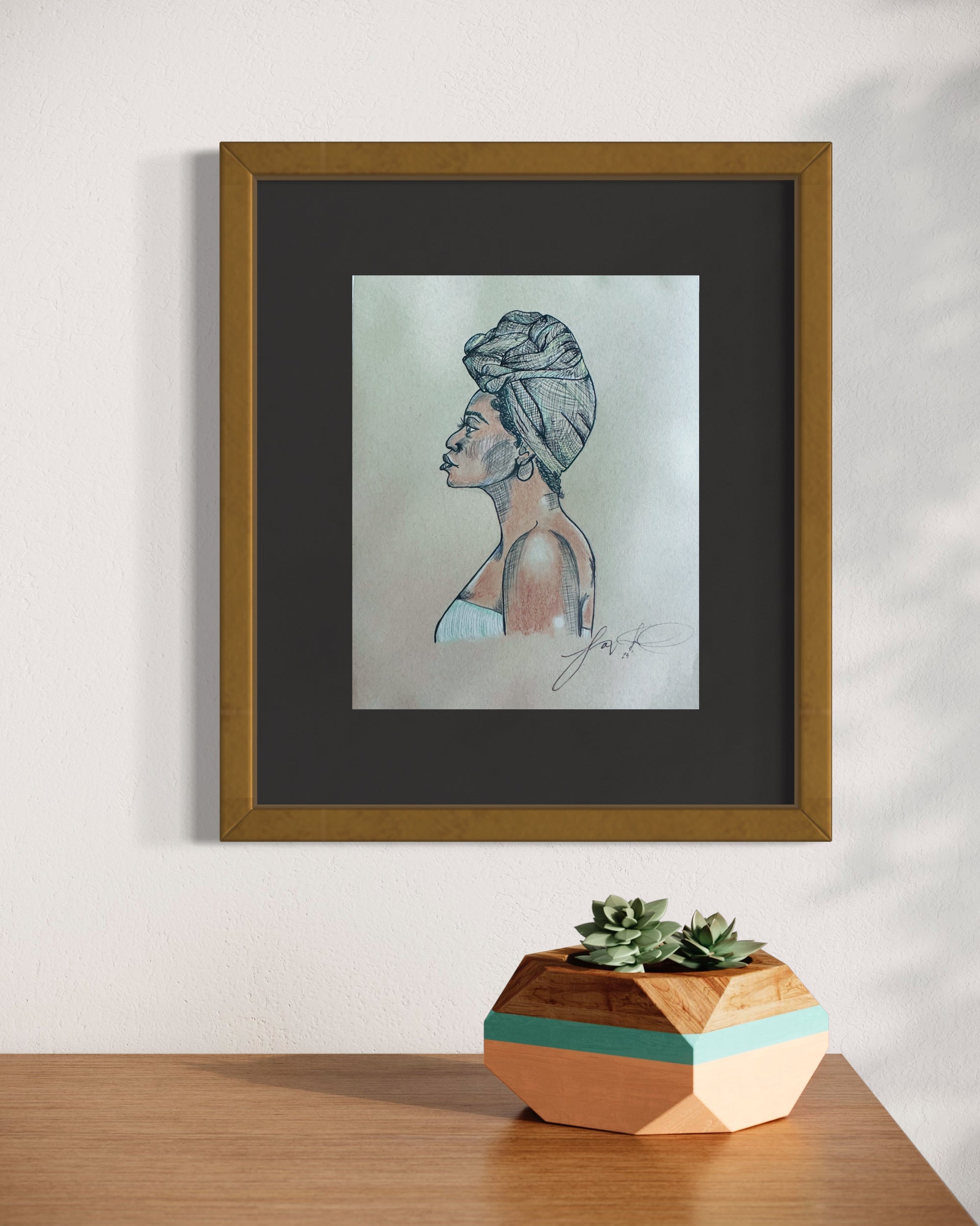 Wrapped In Elegance Print