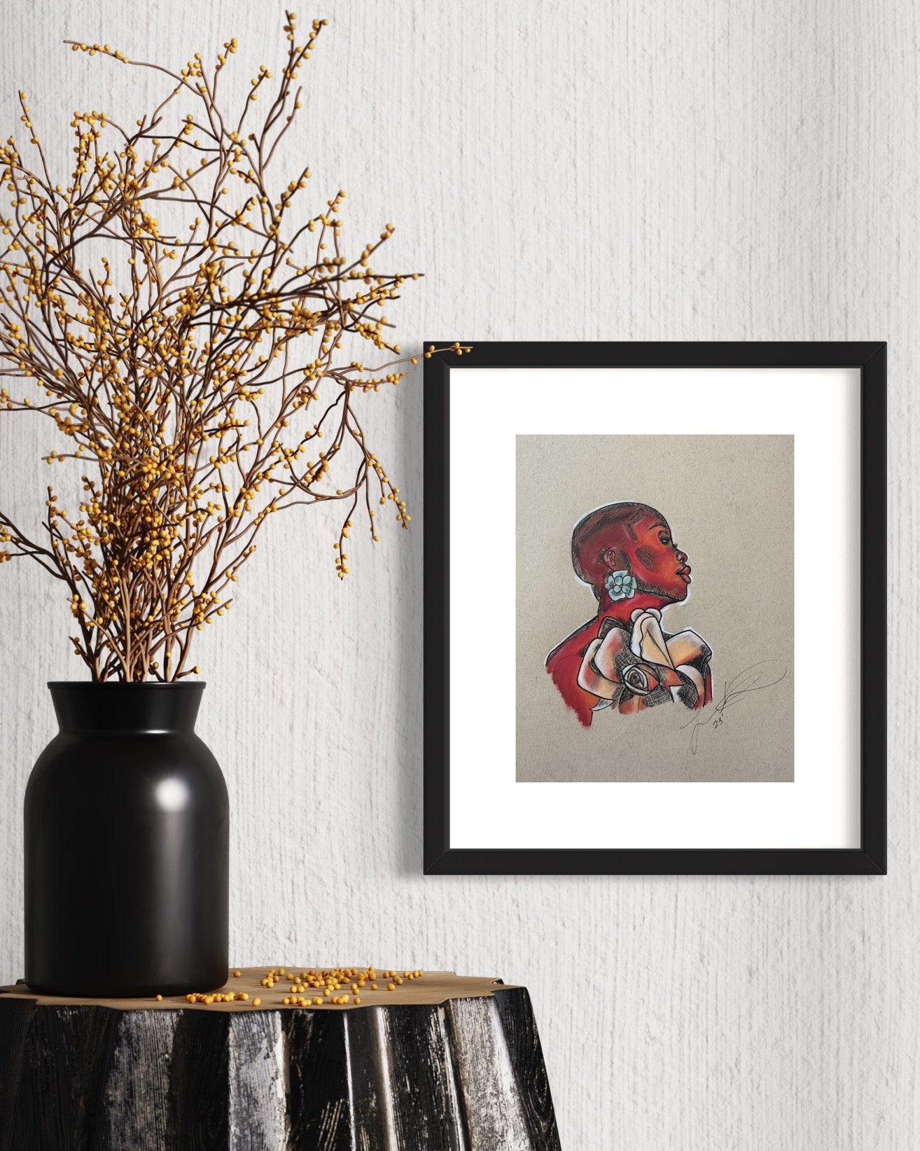 Infectious Beauty Print