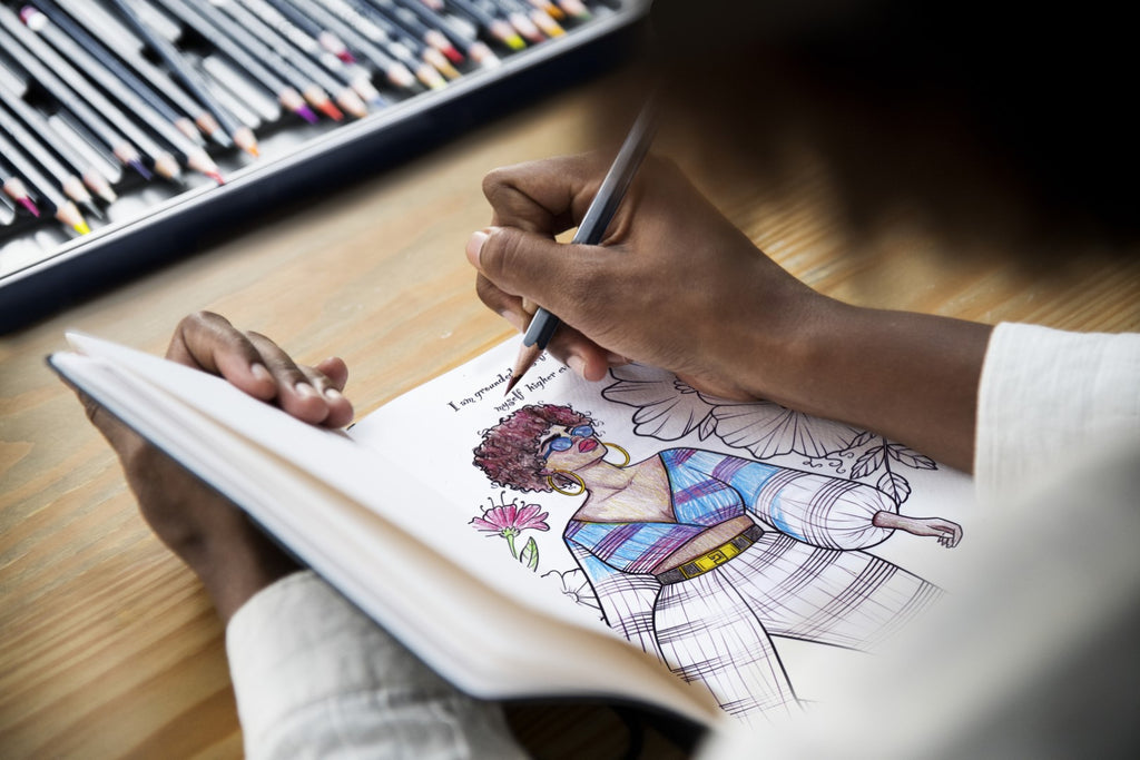 Empowered Woman Mini Affirmation Coloring Book