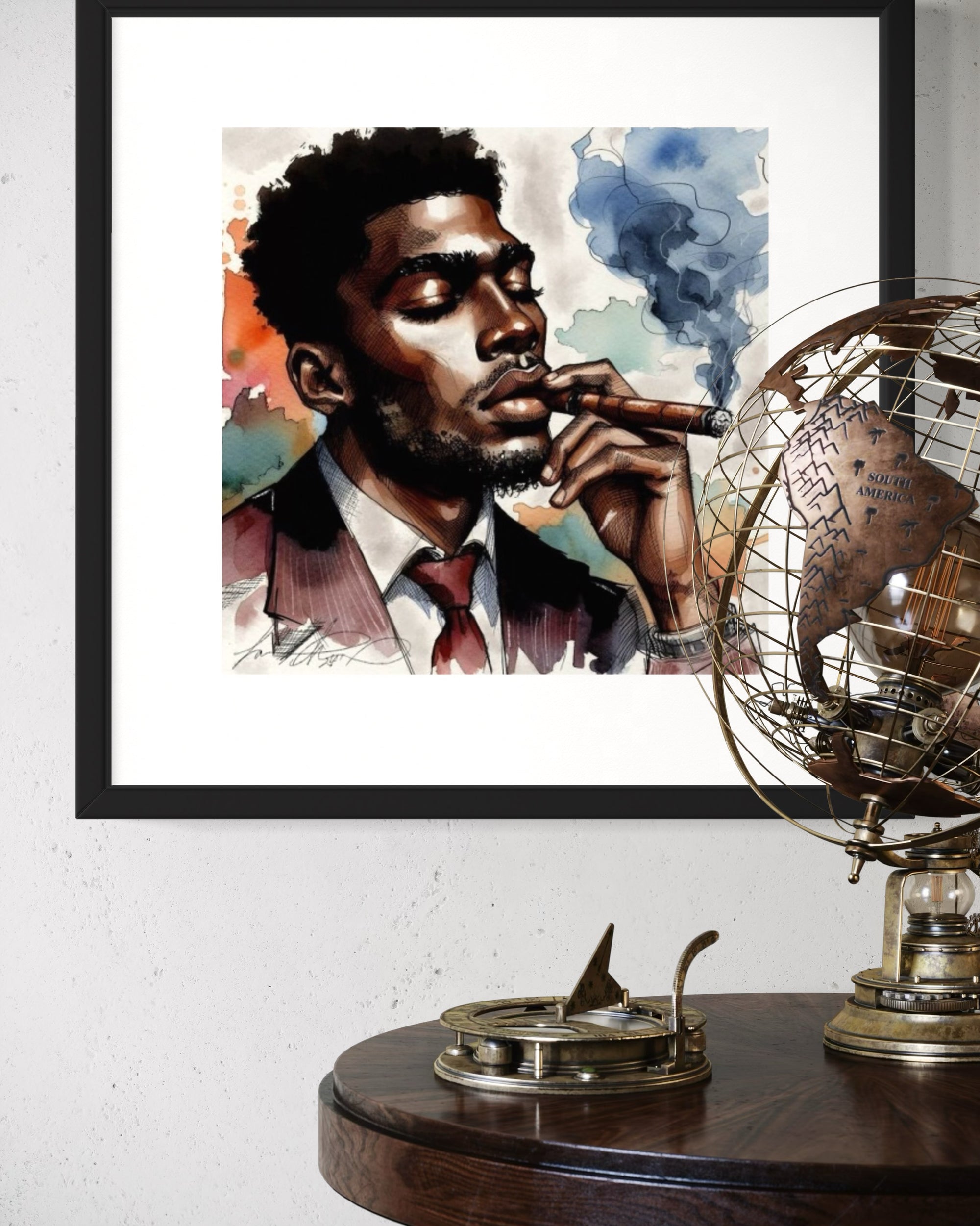 Smokers Delight Art Print