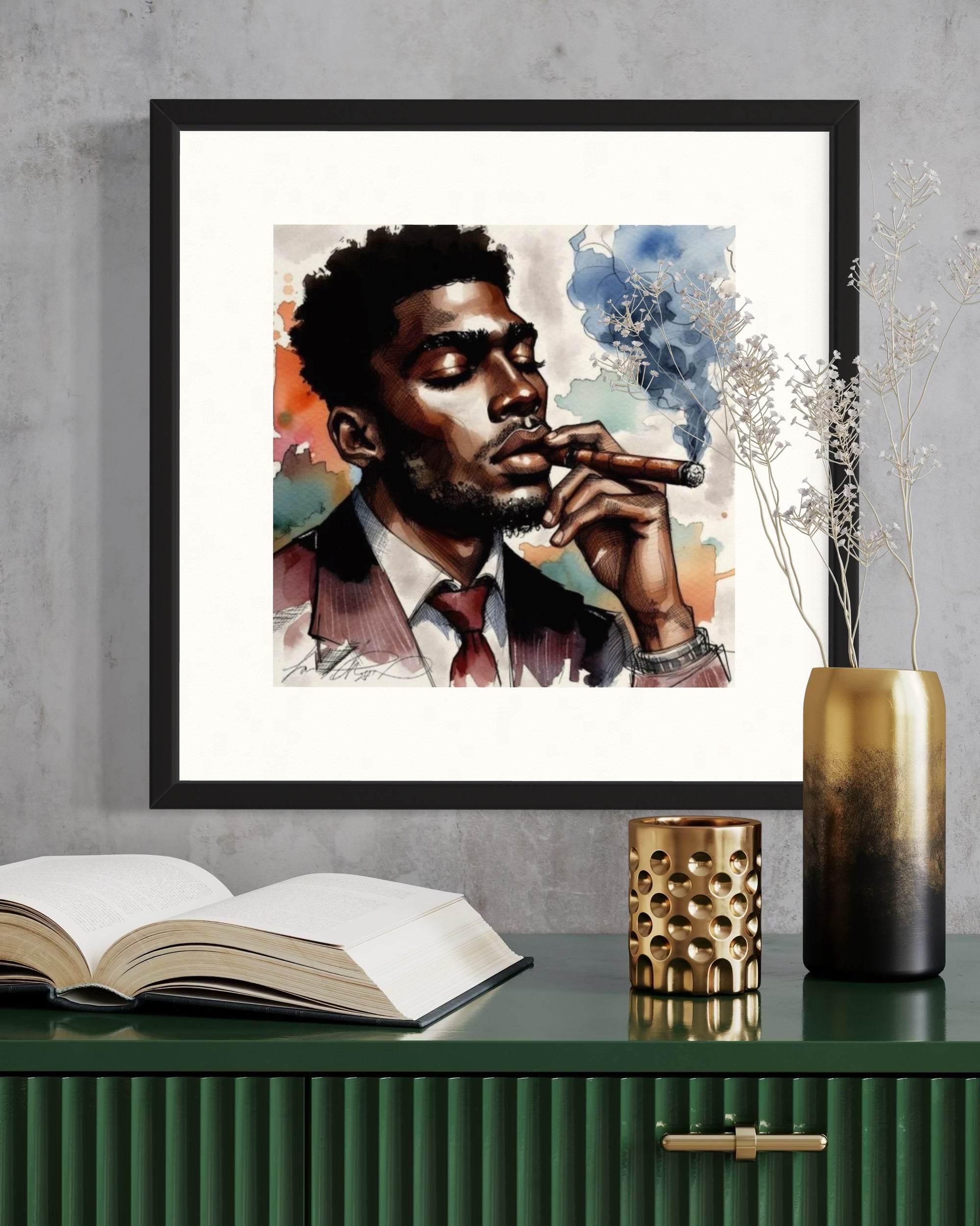 Smokers Delight Art Print