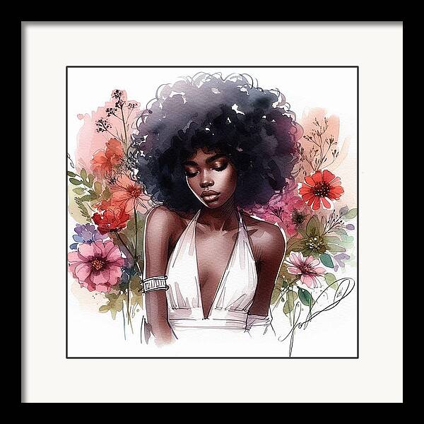 Flawless Framed Art Print