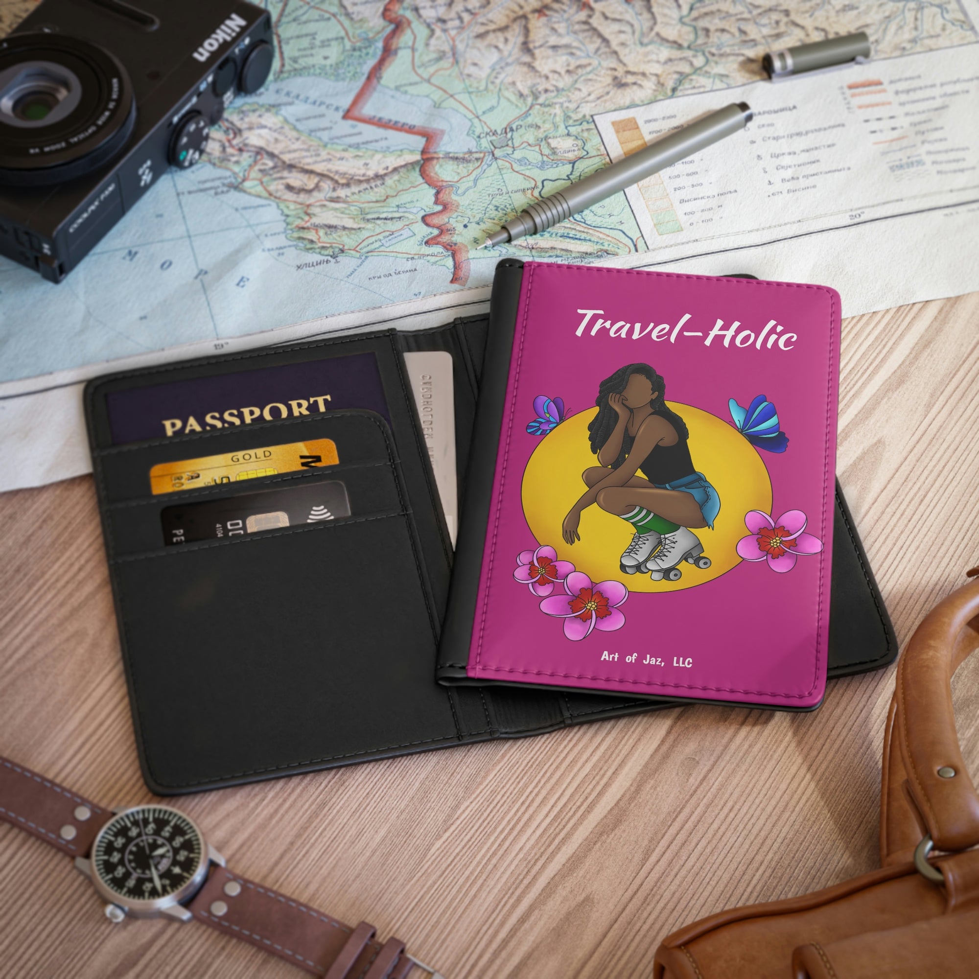 Travel-Holic Passport Cover
