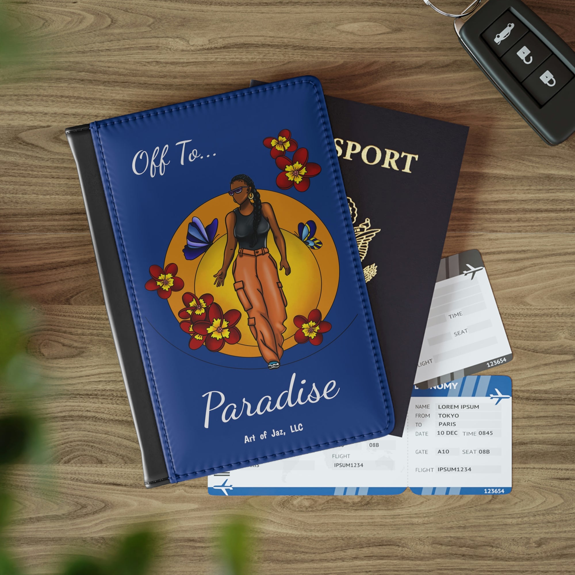 Paradise Passport Cover