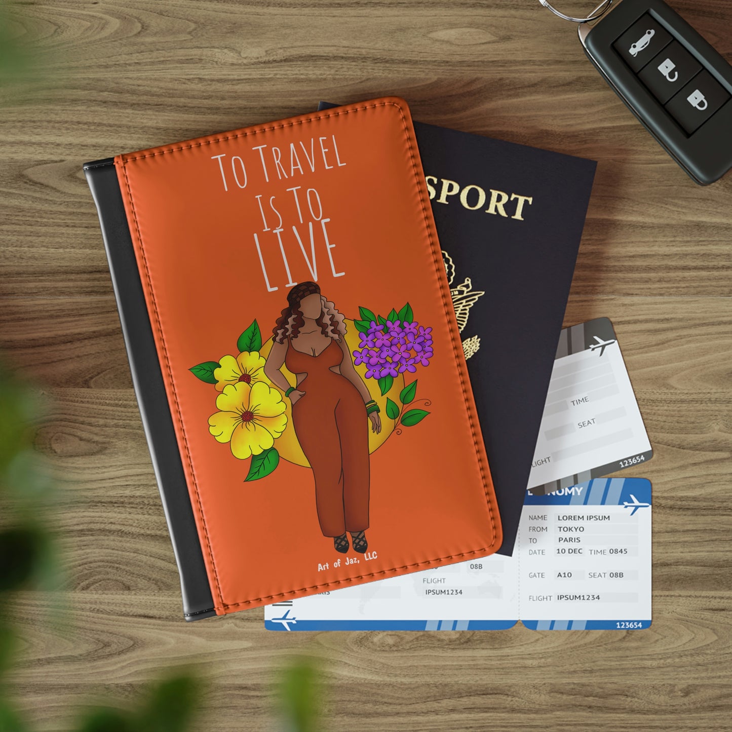 City Girl Passport Cover