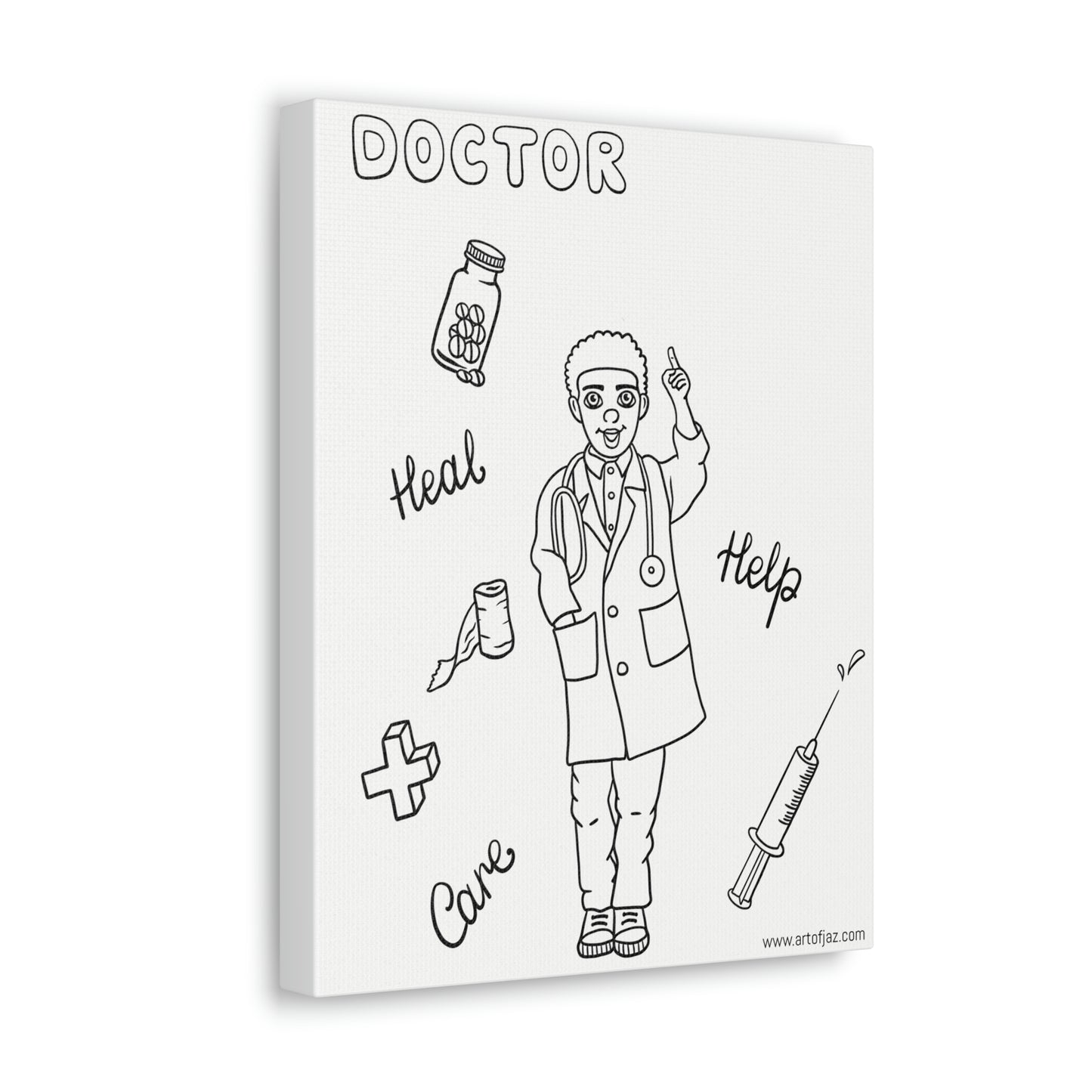 Doctor (Boy) Painting Canvas