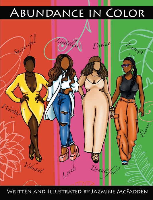 Adult Coloring Book, Black Women