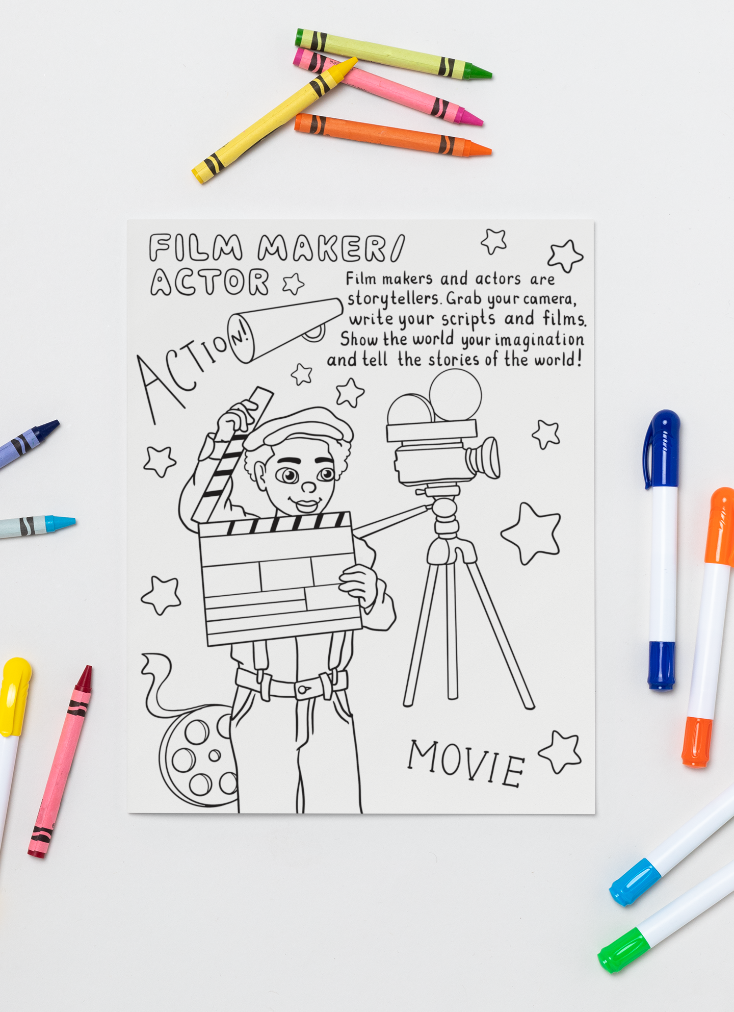 Color Your Way- Inspirational Career Coloring Book (For Boys)