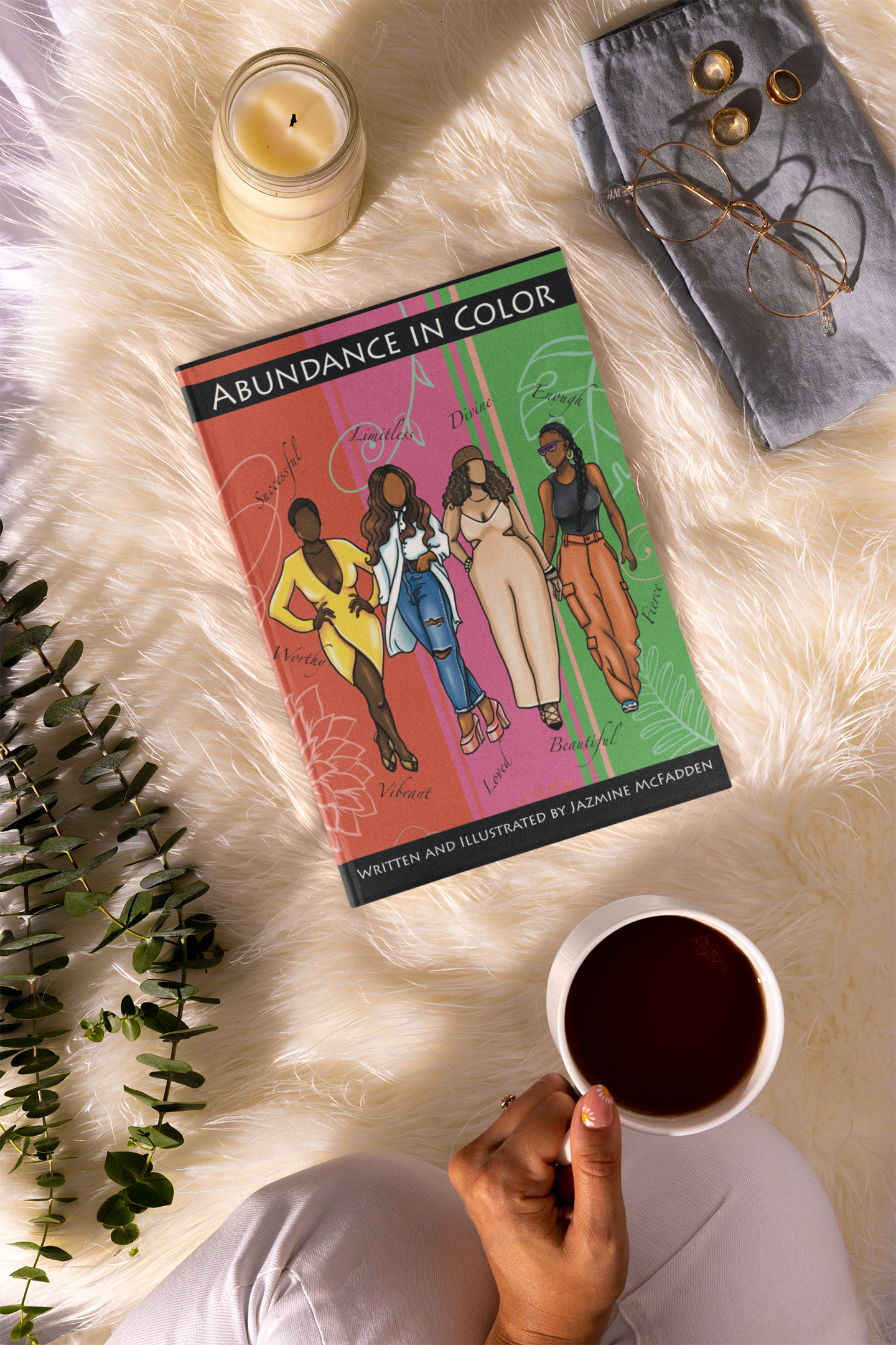 Abundance In Color- Affirmation Coloring Book