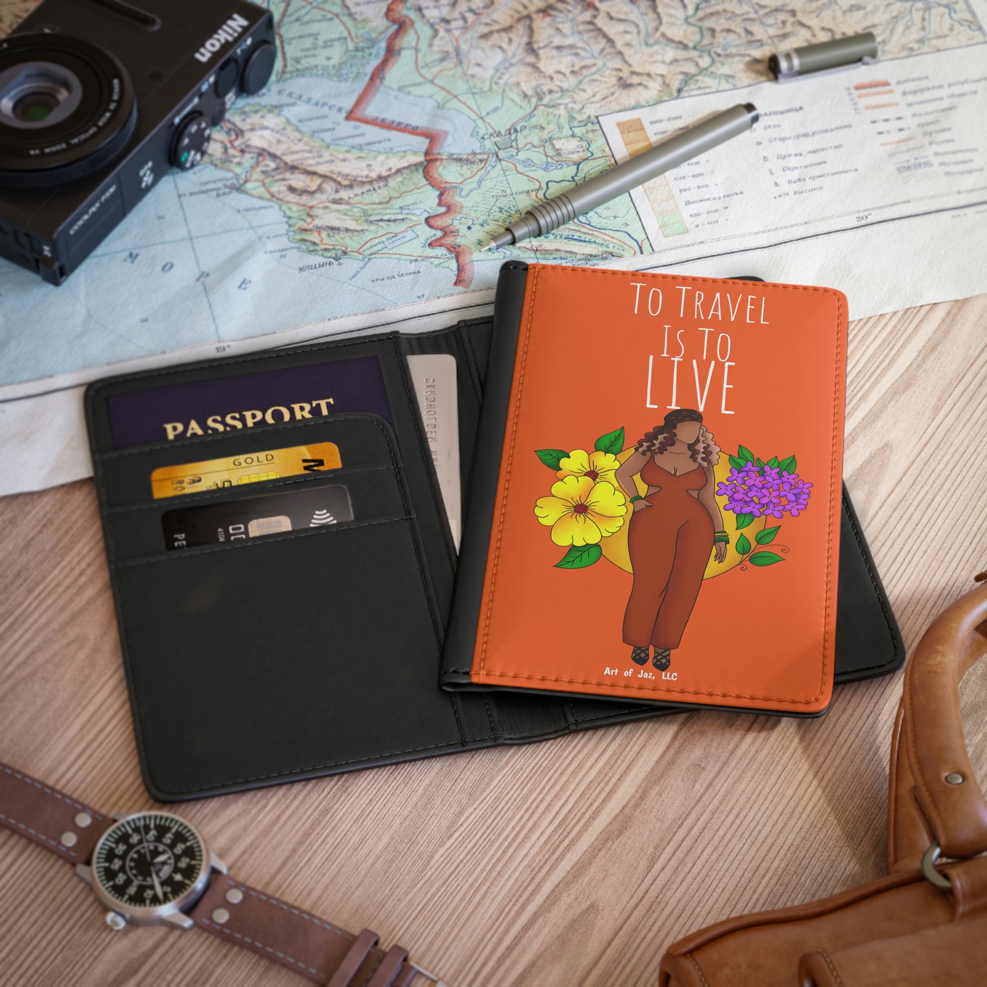 City Girl Passport Cover