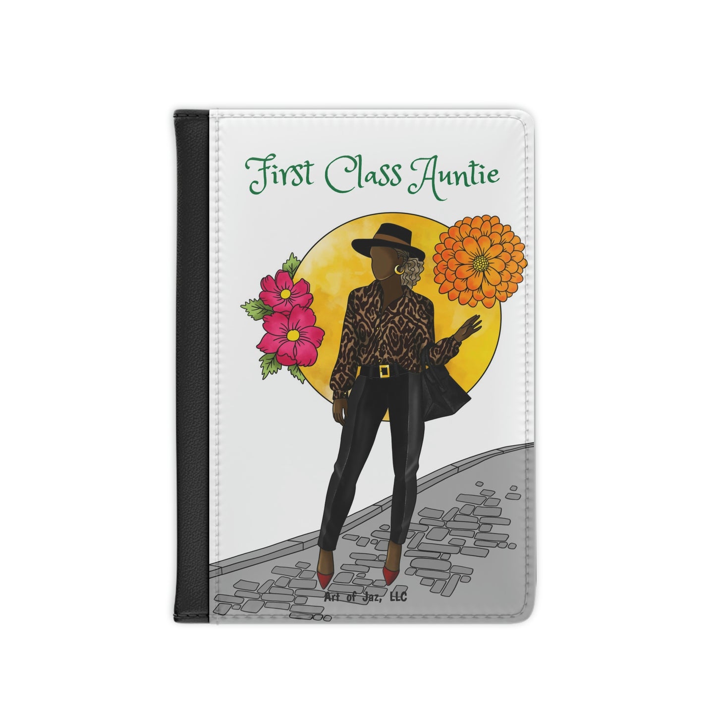 First Class Auntie Passport Cover