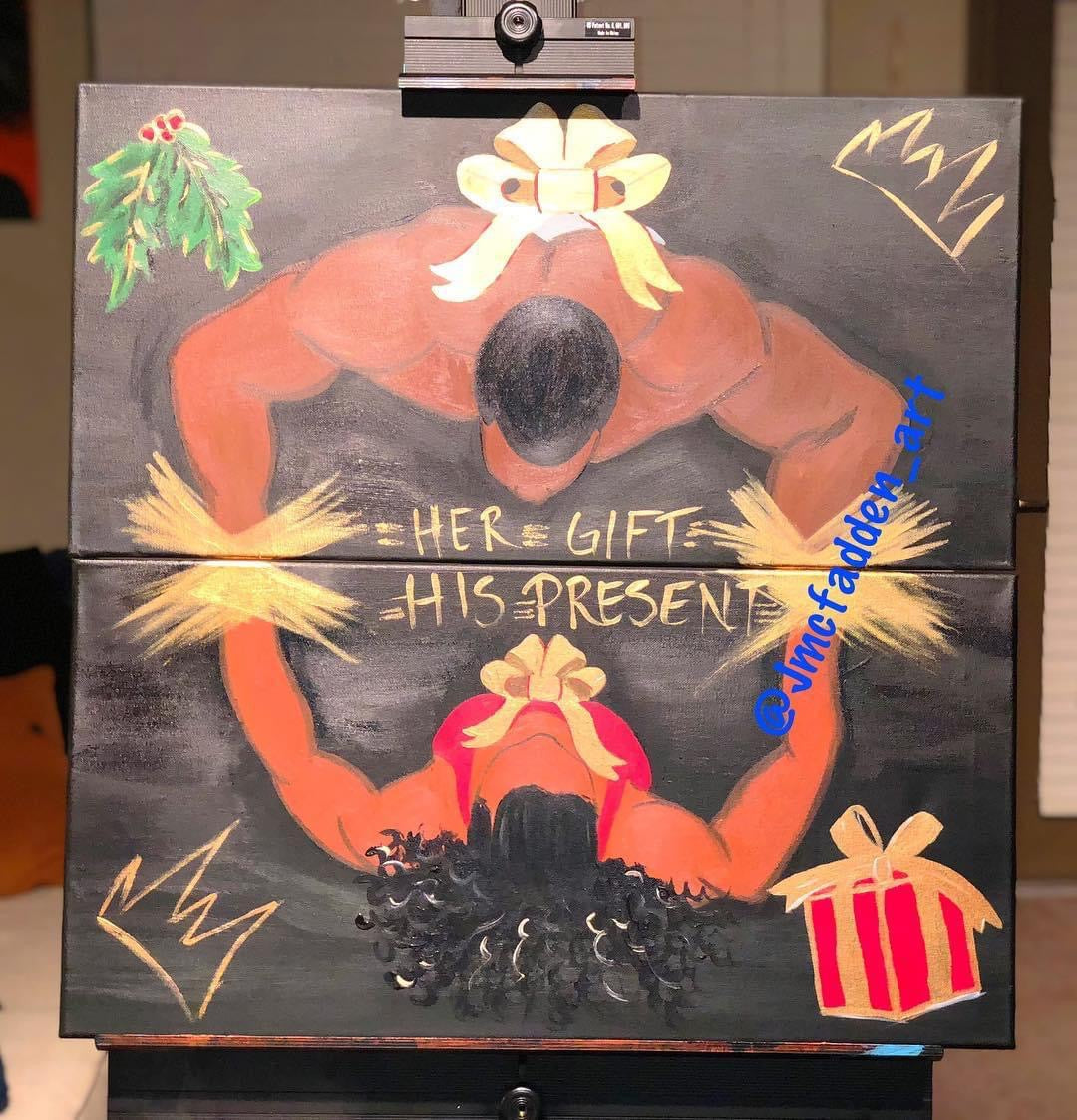 "Her gift, his present" Original, 2017