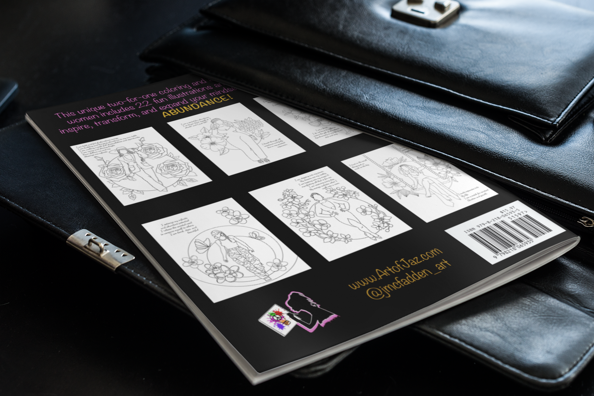 Abundance In Color- Affirmation Coloring Book
