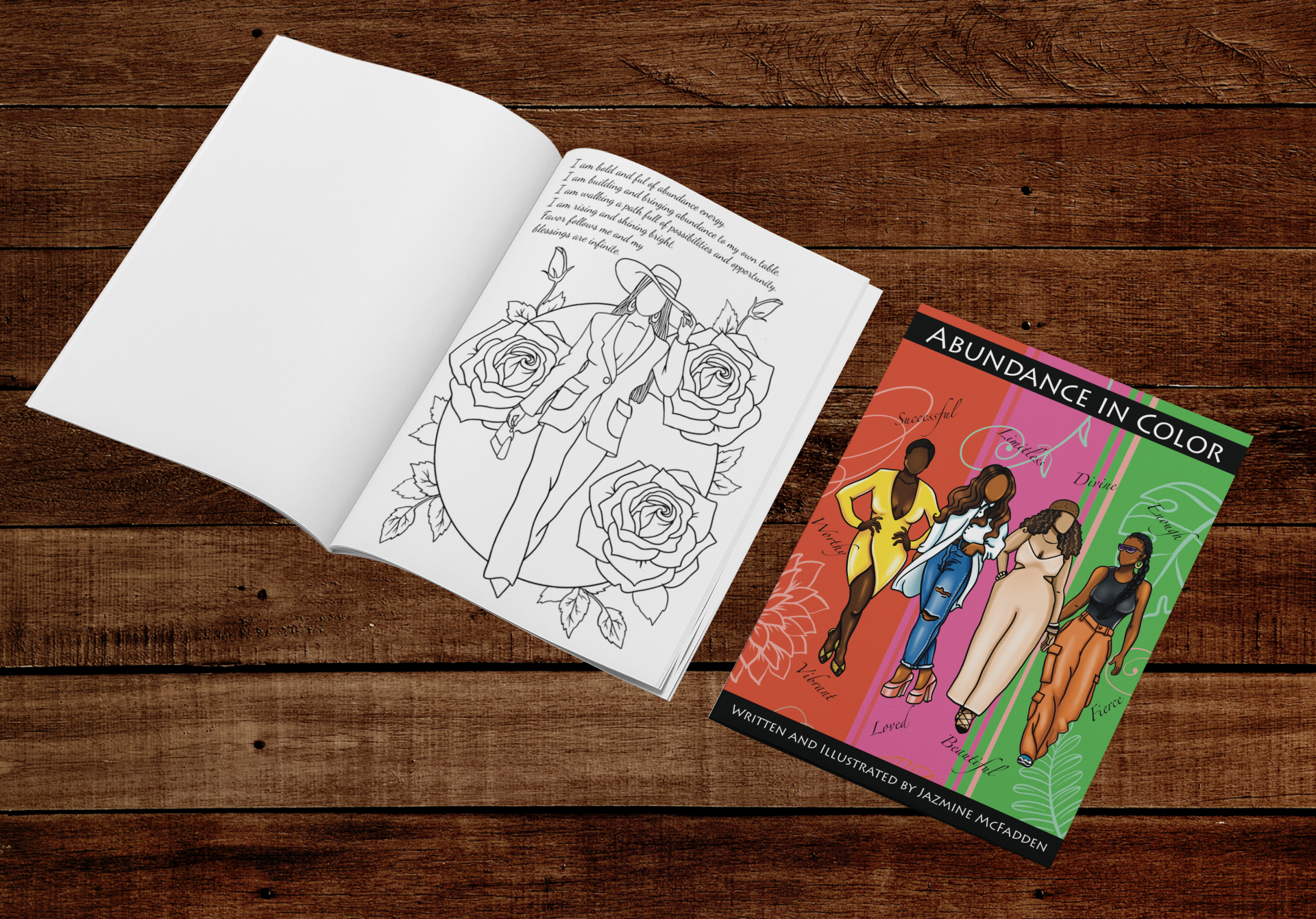 Positive Affirmations: Adult Coloring Book for Good Vibes - Color